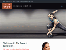 Tablet Screenshot of everestscales.com